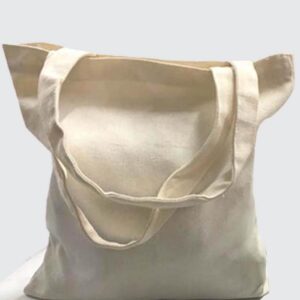 Túi vải canvas màu trắng mộc có sẵn